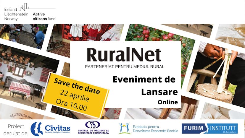 RuralNet - Parteneriat pentru mediul rural - Eveniment de lansare